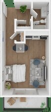 Studio A floor plan
